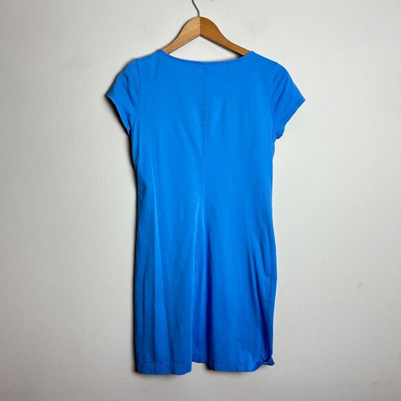 Lilly Pulitzer Dress Womens S Brewster Bay Blue Pima Cotton Jersey Preppy Small - Picture 5 of 6